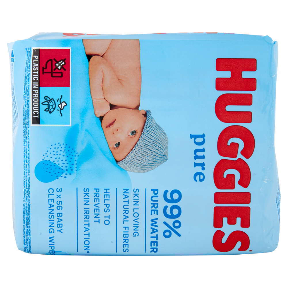 Huggies pure Baby Cleansing Wipes 3 x 56 pz Carrefour