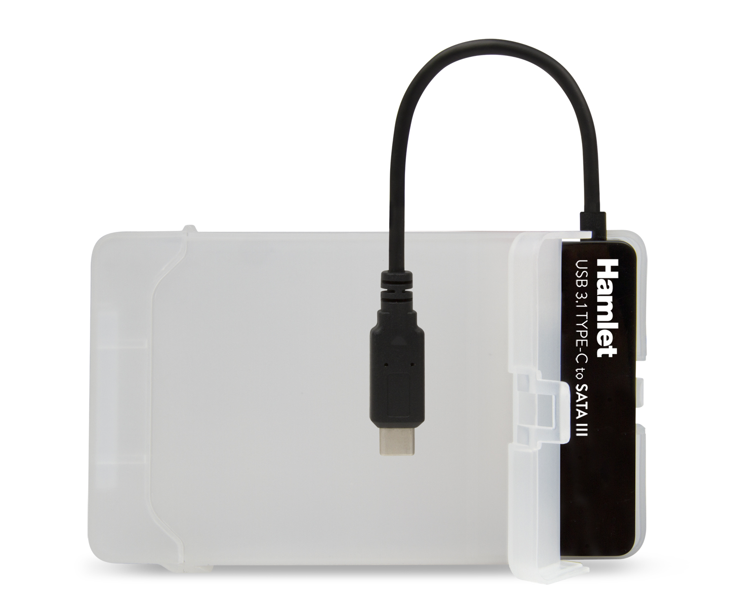 Hamlet Adattatore USB 3.1 Type-C to SATA III per collegare hard disk o unit&agrave; SSD con Serial ATA