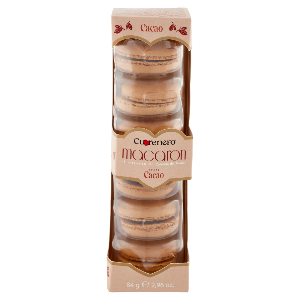 Cuorenero macaron Cacao 84 g