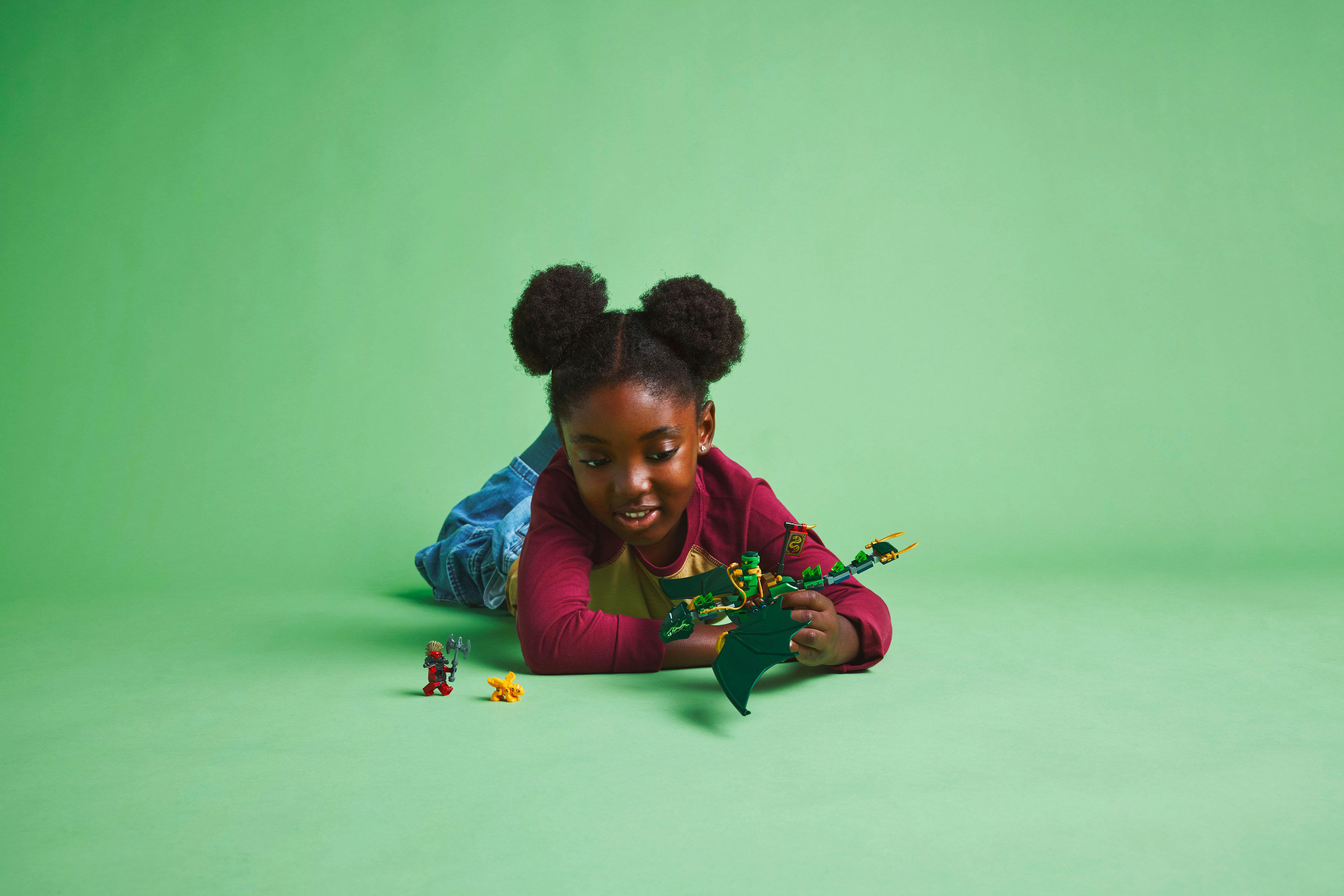 LEGO NINJAGO Drago della foresta verde di Lloyd