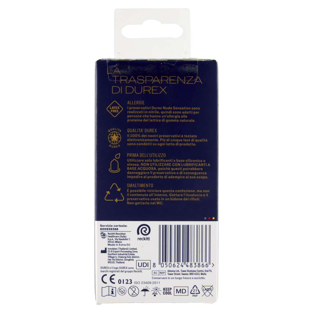 Durex Nude Sensation 10 Profilattici