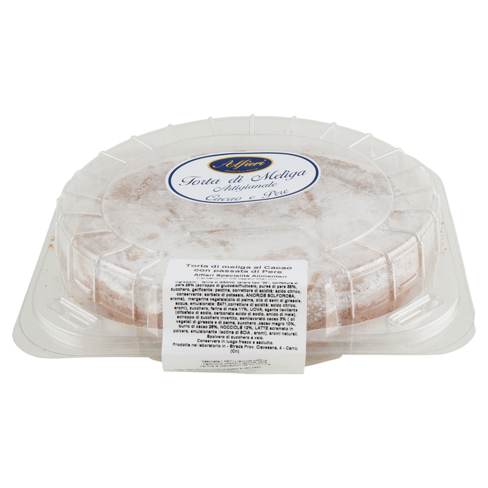 Alfieri Torta di  Meliga Artigianale Cacao e Pere 500 g