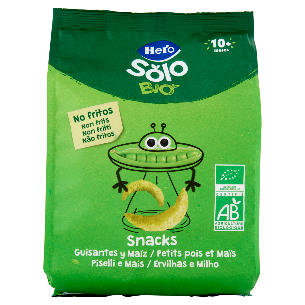 Hero Solo Bio Snack Piselli e Mais 40 g