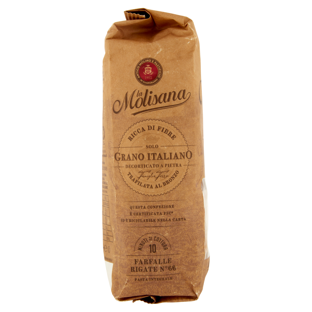 La Molisana integrale 66 Farfalle Rigate 500 g
