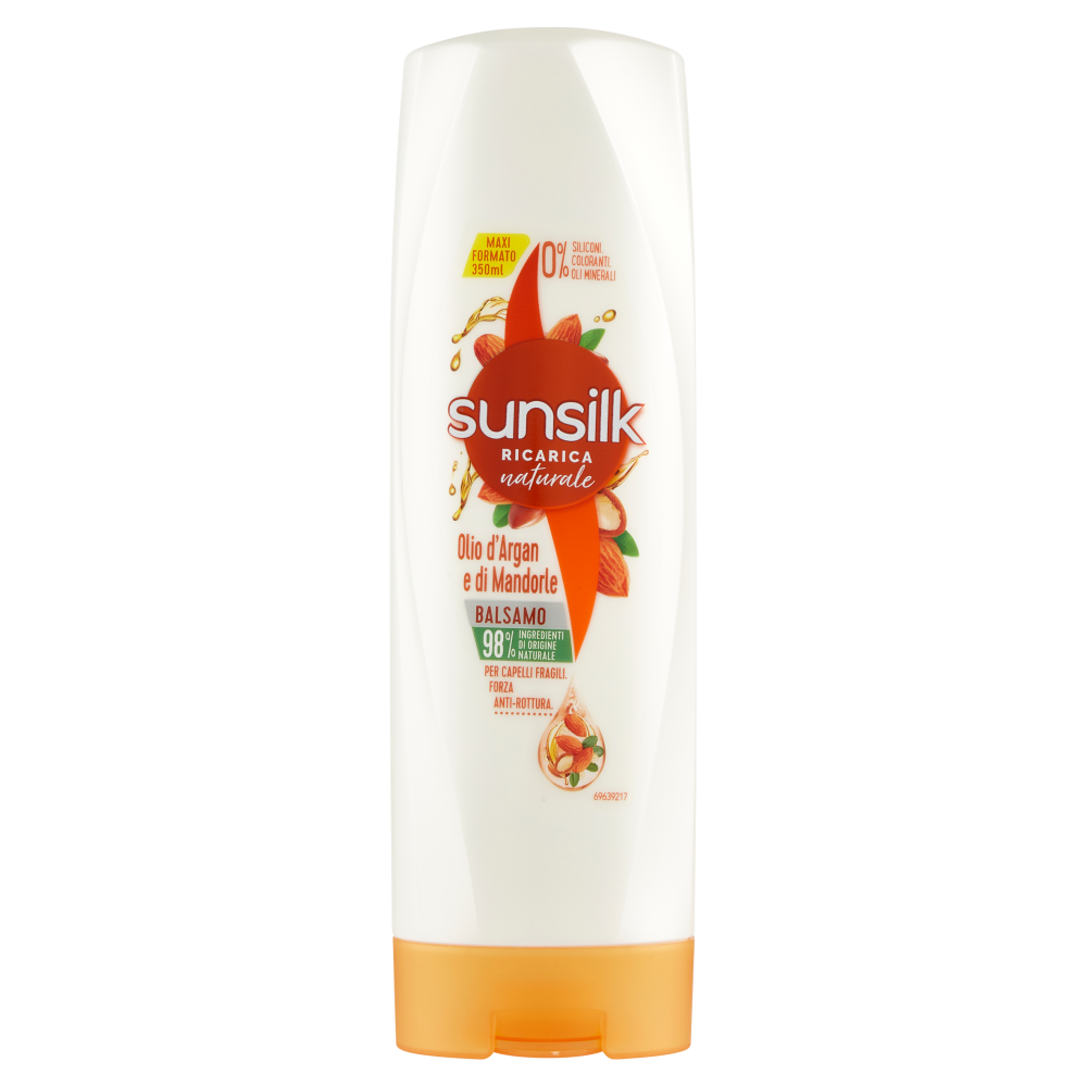 sunsilk Ricarica naturale Balsamo Olio d'Argan e di Mandorle 350 mL