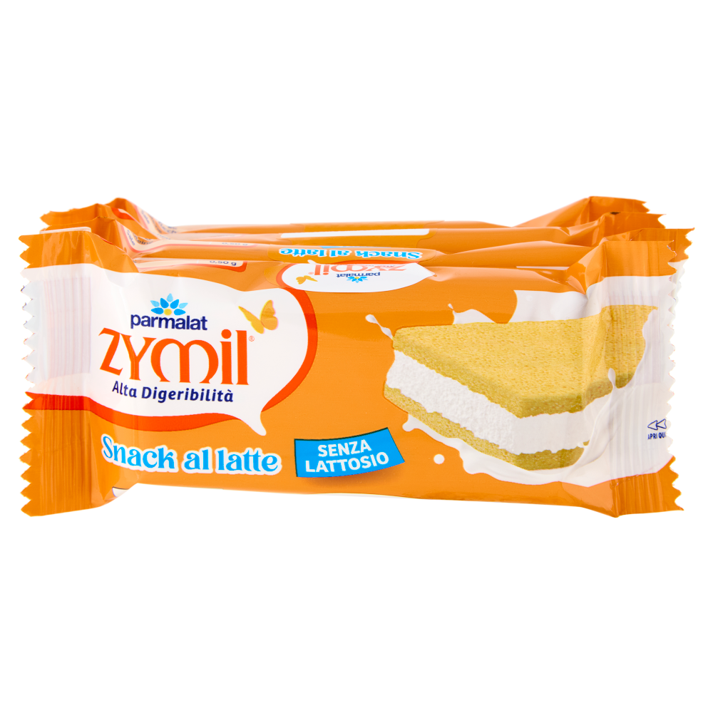 ZYMIL Alta Digeribilit&agrave; Senza Lattosio Snack al Latte 4 x 28 g