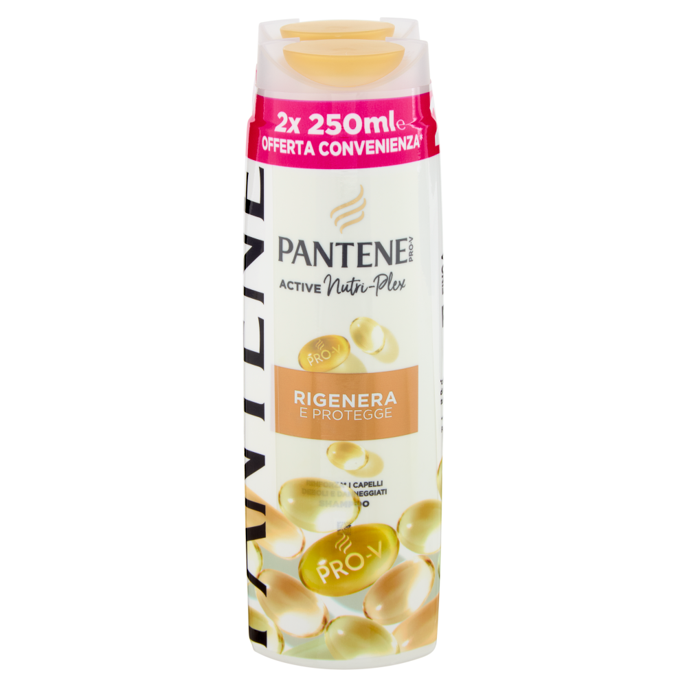 Pantene Pro-V Rigenera e Protegge Shampoo Active Nutri-Plex 2 x 250 ml