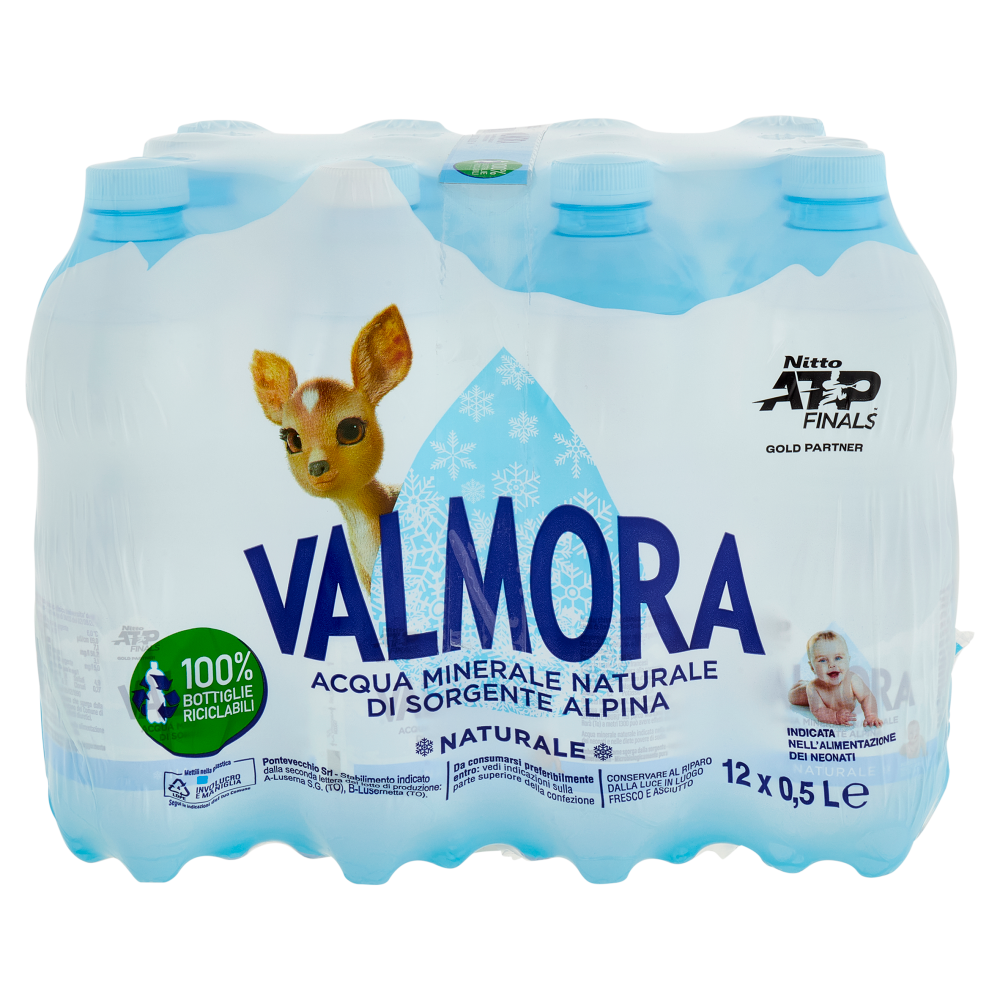 Valmora Sorgente Alpina Naturale 12 x 0,5 L