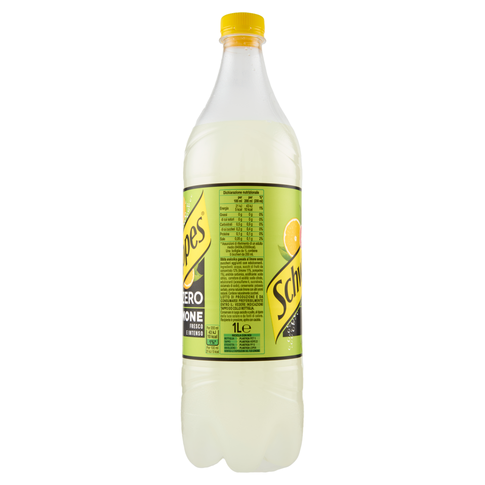 Schweppes Limone Zero PET 1 L 