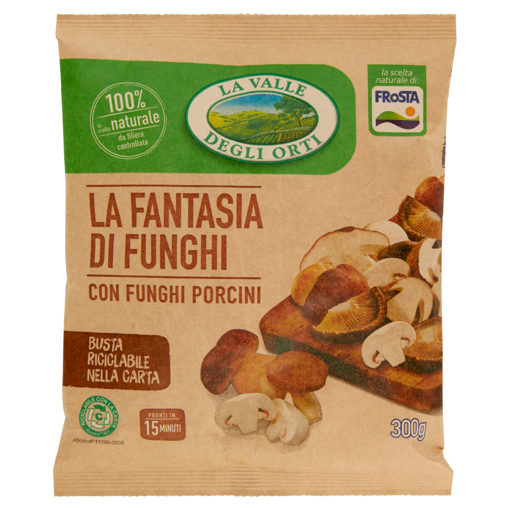La Valle Degli Orti Fantasia di Funghi con Funghi Porcini 300 g Carrefour