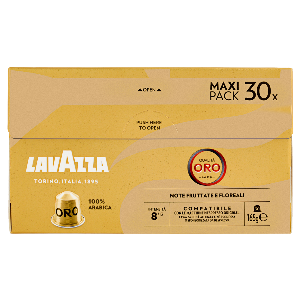 Lavazza Qualità Oro Compatibile con Nespresso Original 30 Capsule 165 g