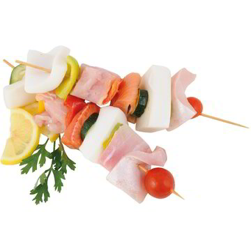 Spiedini di Pesce con Verdure