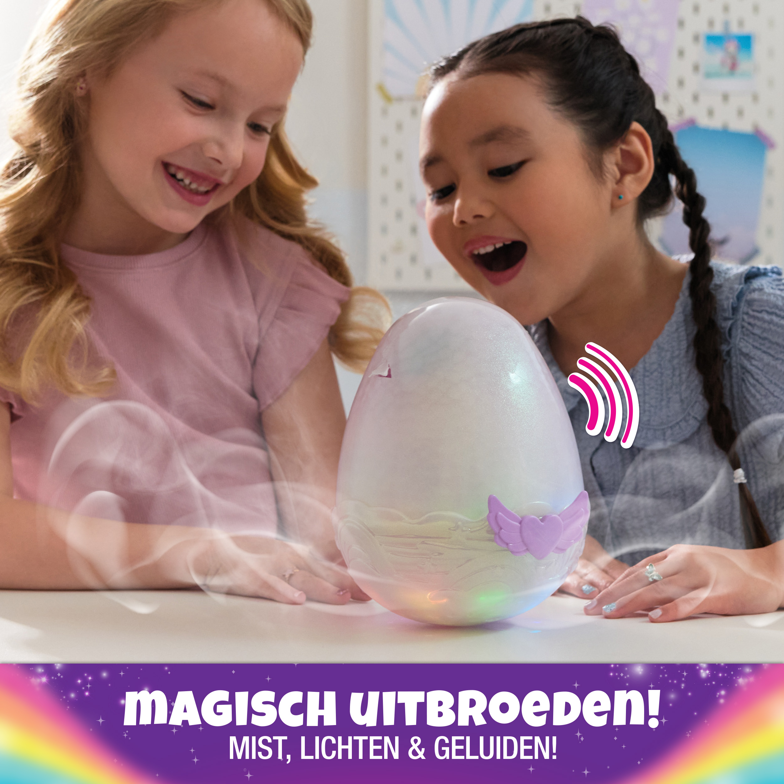 Hatchimals Alive, Uovo Mystery Hatch Pufficorn, Peluche Interattivo a Sorpresa con Effetti Speciali, Nebbia, Luci, 100 Reazioni e Suoni, Giocattoli per Bambini e Bambine, 5+ Anni - Modelli Variabili