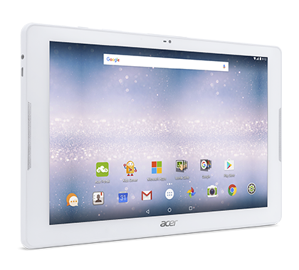 Acer Iconia B3-A40-K2YF Mediatek 32 GB 25,6 cm (10.1") 2 GB Wi-Fi 5 (802.11ac) Android 7.0 Bianco