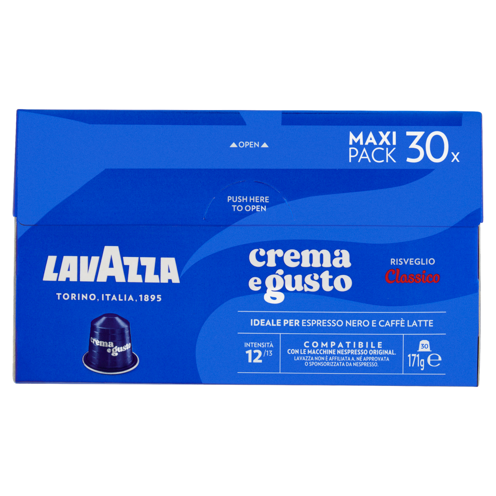 Lavazza crema e gusto Classico Compatibile con Nespresso Original 30 Capsule 171 g