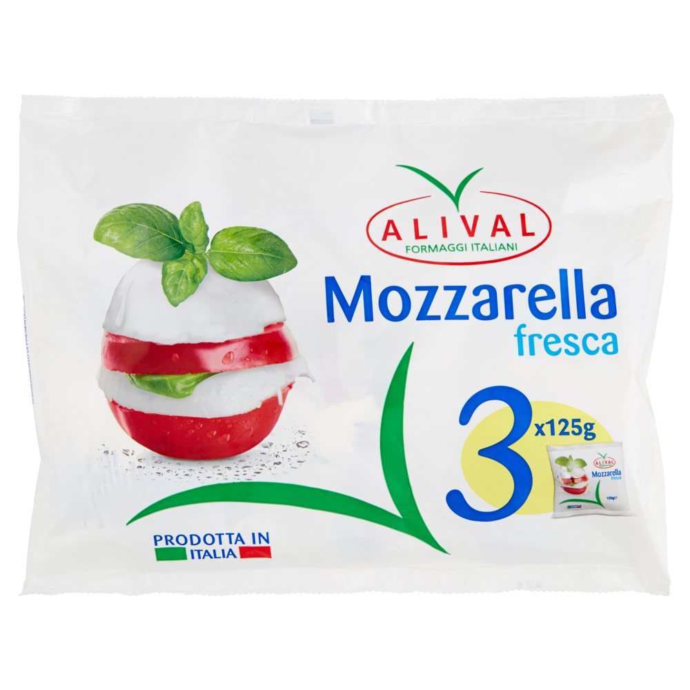 Alival Mozzarella fresca 3 x 125 g