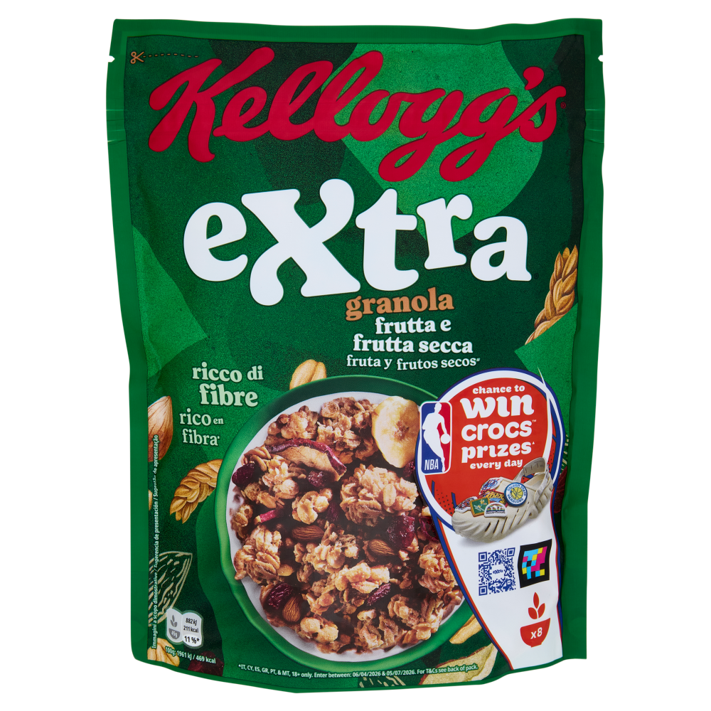 Kellogg's extra granola frutta e frutta secca 375 g