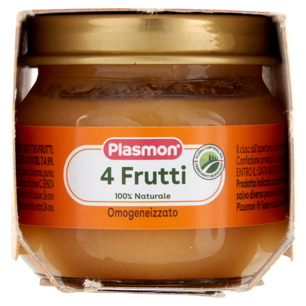 Plasmon Omogeneizzato 4 Frutti 2 x 80 g