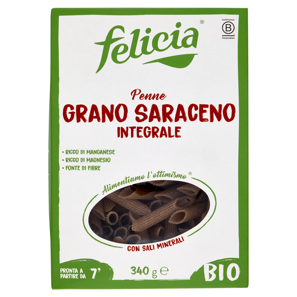 felicia Penne Grano Saraceno Integrale Bio 340 g