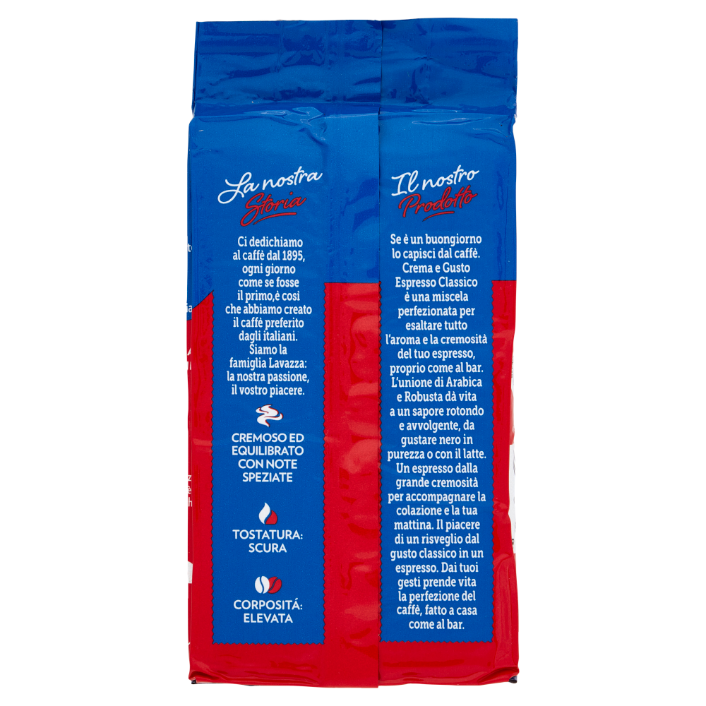 Lavazza Crema e Gusto Espresso Classico Caffè Macinato 250 g