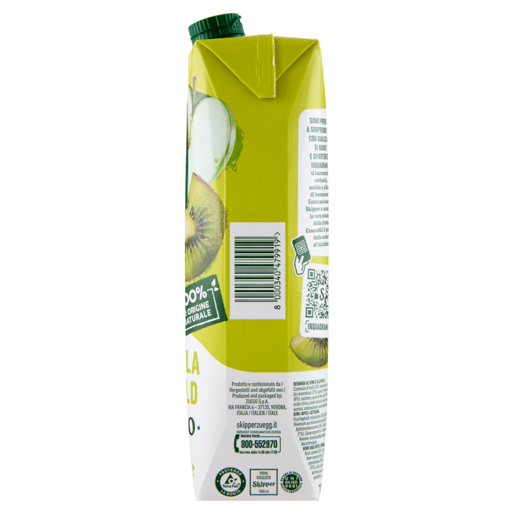 Zuegg Skipper Kiwi, Mela, Kiwi Gold Intenso 1000 ml
