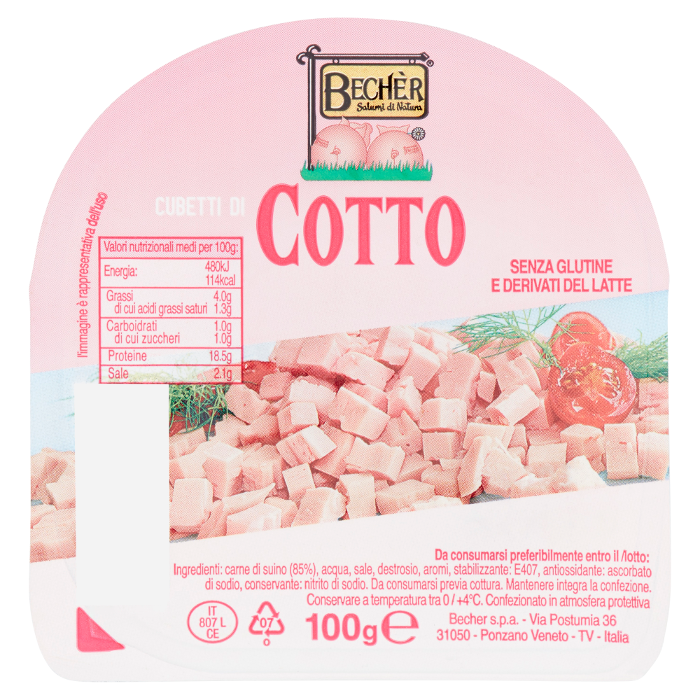 Bechèr Cubetti di Cotto 100 g