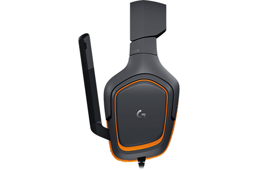 Logitech G G231 Prodigy Gaming Headset Auricolare Cablato A Padiglione Nero, Arancione