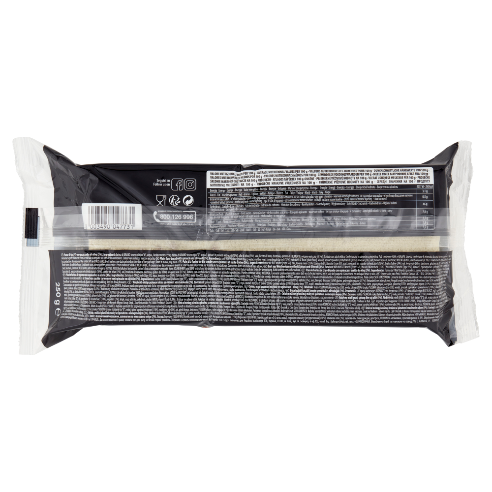 Roberto Gourmet Tramezzino Verde agli Spinaci 5 Fette 250 g