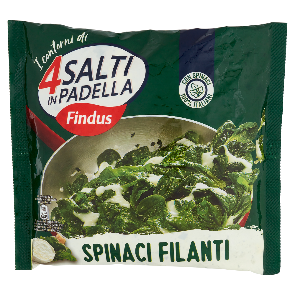 4 Salti in Padella Findus Spinaci Filanti 450 g