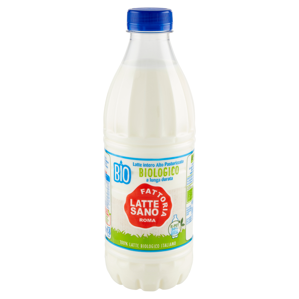 Fattoria Latte Sano Latte intero Alto Pastorizzato Biologico a lunga durata 1 L