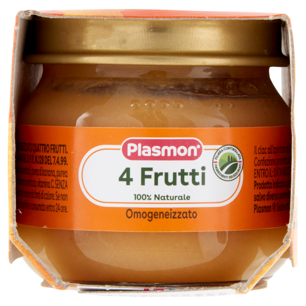 Plasmon Omogeneizzato 4 Frutti 2 x 80 g
