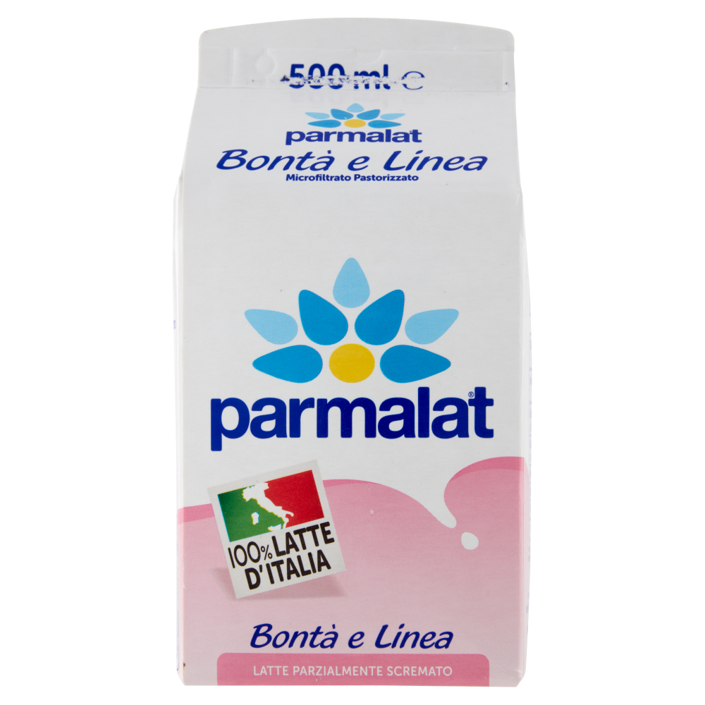 parmalat Bont&agrave; e Linea Latte Parzialmente Scremato 500 ml