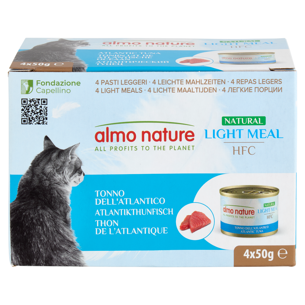 almo nature Natural Light Meal HFC Tonno dell'Atlantico 4 x 50 g