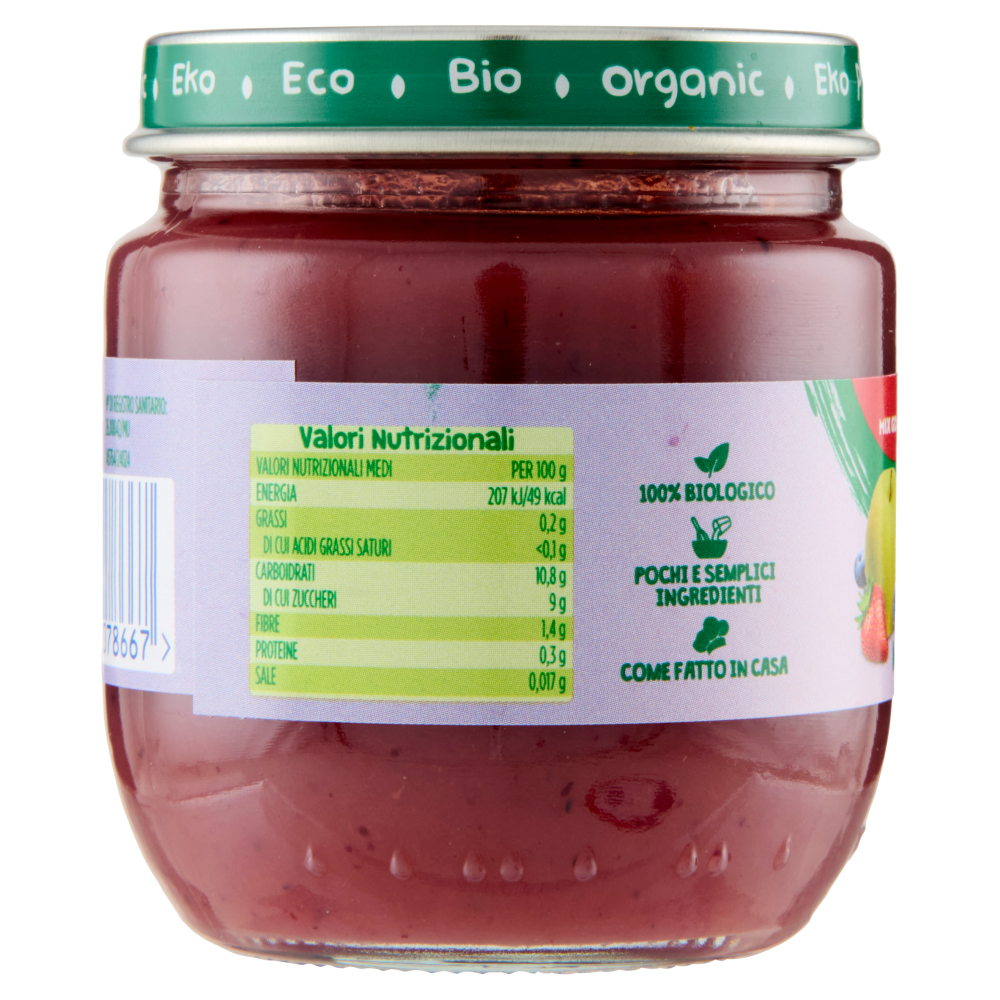 Hero Solo Bio Mela, Fragola e Mirtillo 120 g