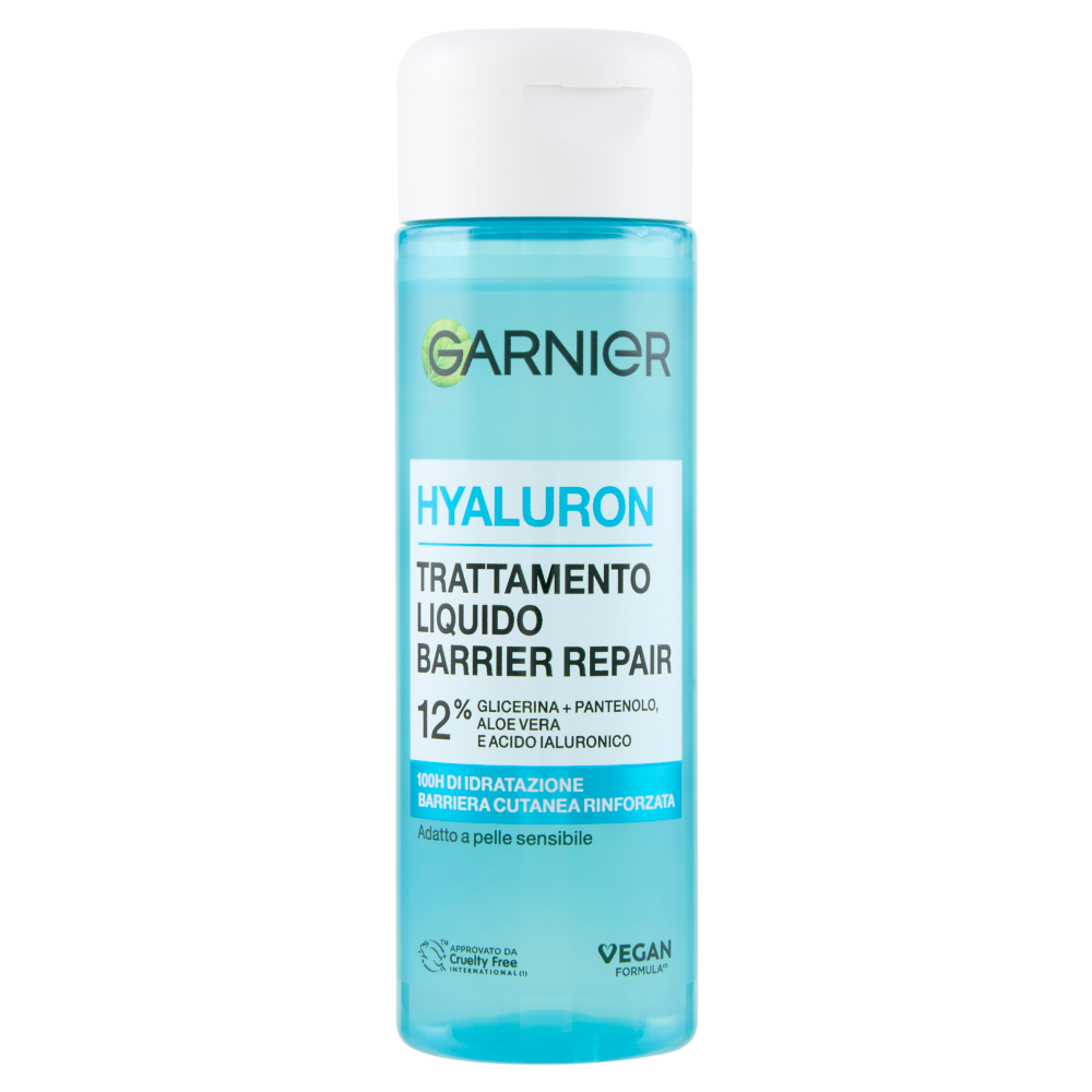Garnier Hyaluron Trattamento Liquido Barrier Repair 12% Glicerina + Pantenolo, 120 ml