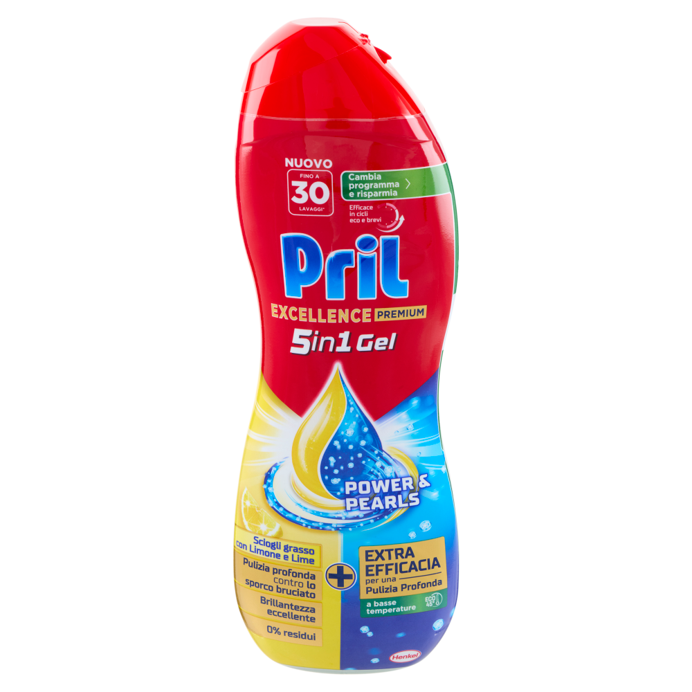 PRIL Excellence Premium 5in1 Gel Sciogli Grasso Limone 540 mL