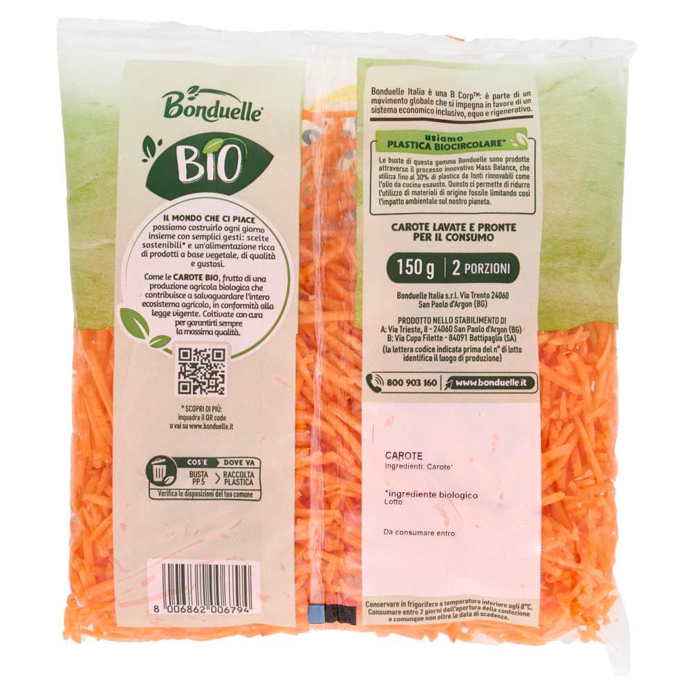 Bonduelle Bio Carote 150 g 