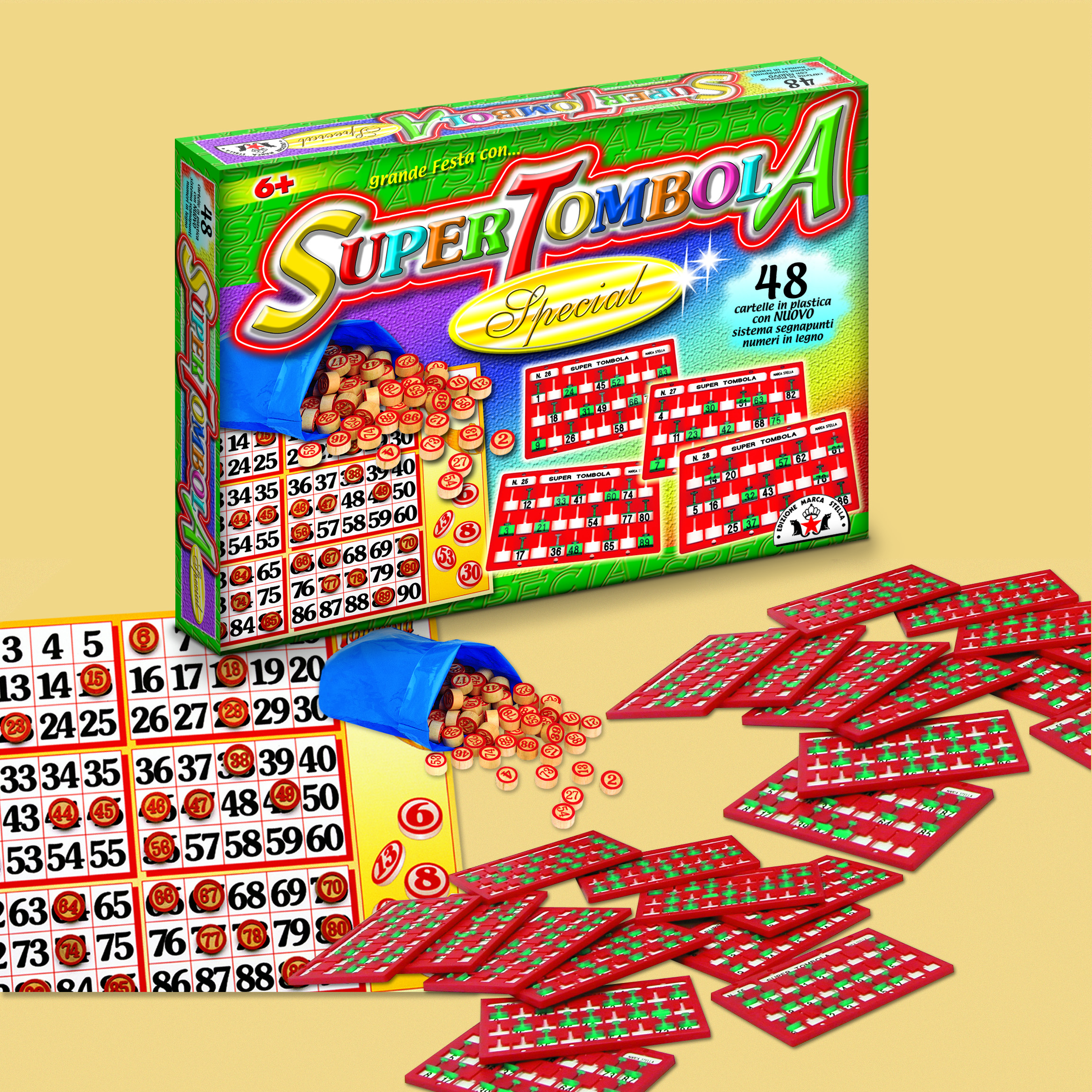 Edizione Marca Stella Super Tombola Special 48 Cartelle