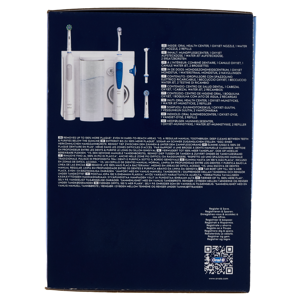 Oral-B Oral Health Center + Spazzolino Elettrico Denti Ricaricabile Pro Series 1