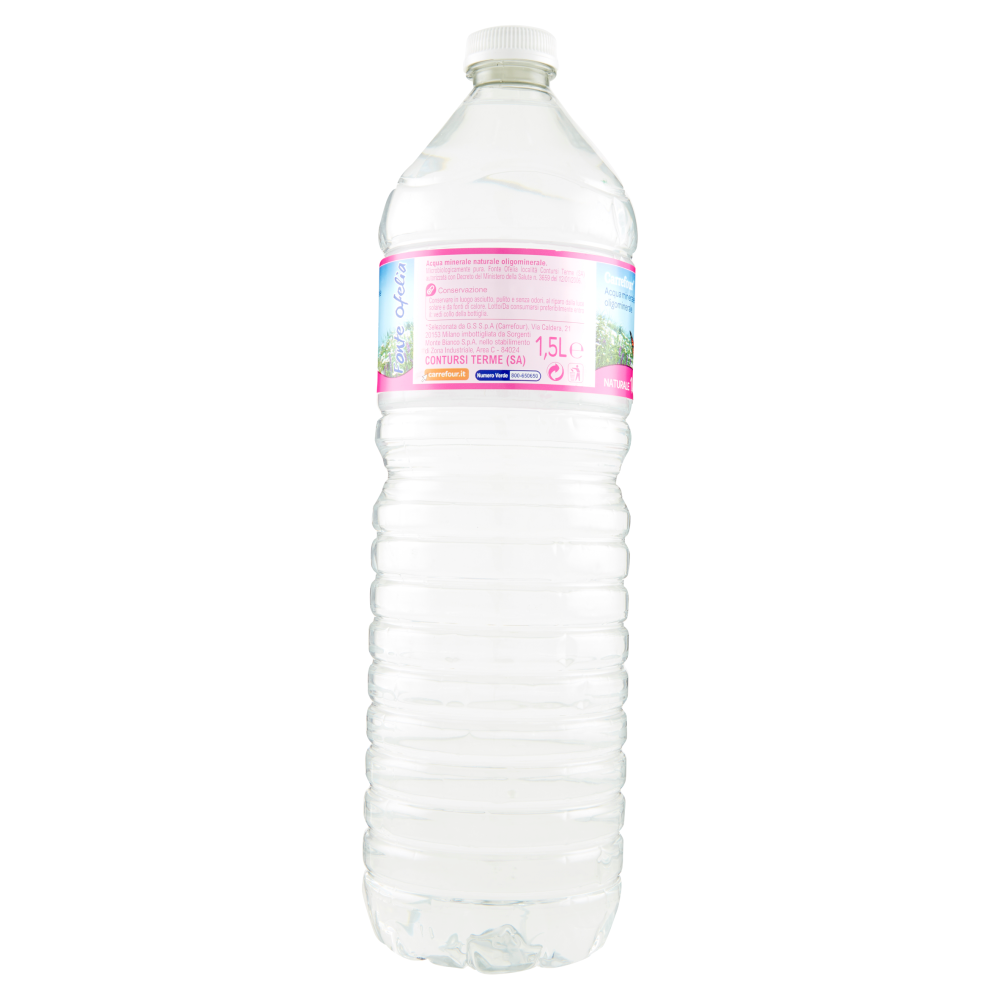 Carrefour Acqua minerale naturale oligominerale Naturale Fonte Ofelia 1,5 L