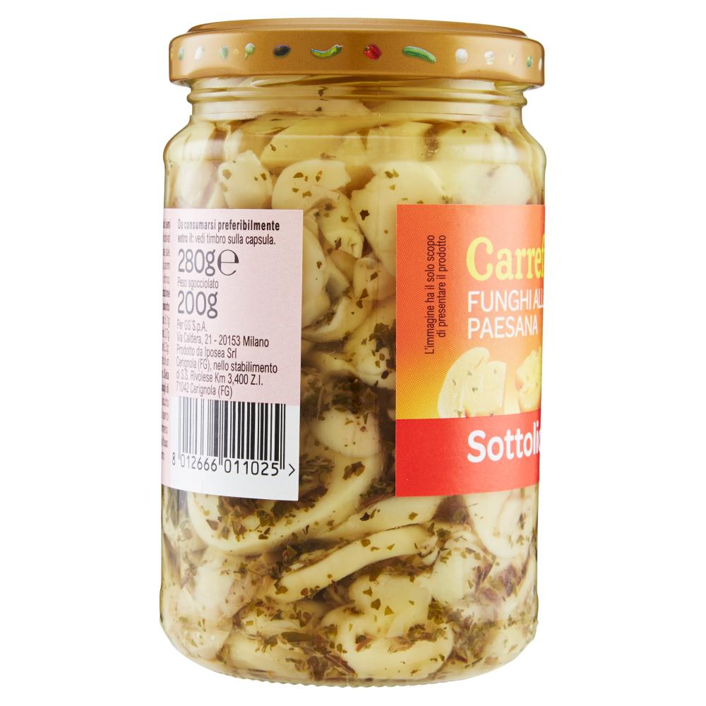 Carrefour Sottolio Funghi alla Paesana 280 g