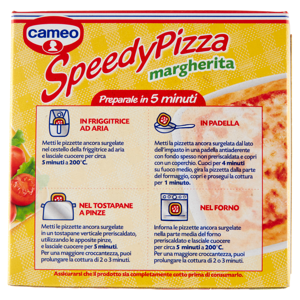 cameo Speedy Pizza margherita 4 x 75 g