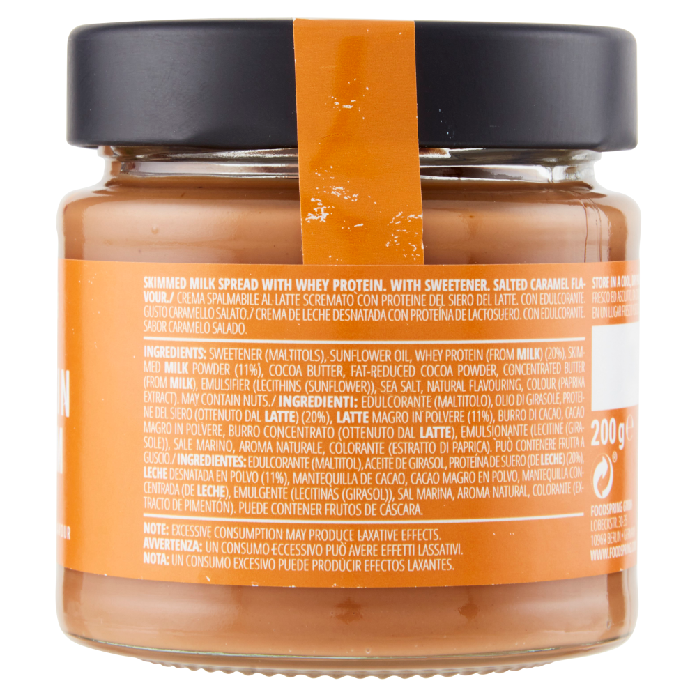 foodspring Protein Cream Gusto Caramello Salato 200 g
