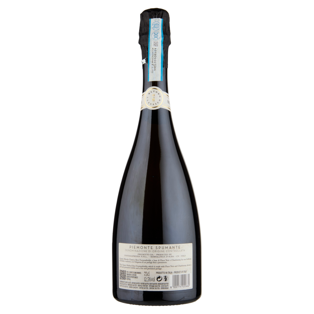 Fontanafredda Piemonte Spumante DOC Brut Millesimato Metodo Classico 24 Mesi 75 cl