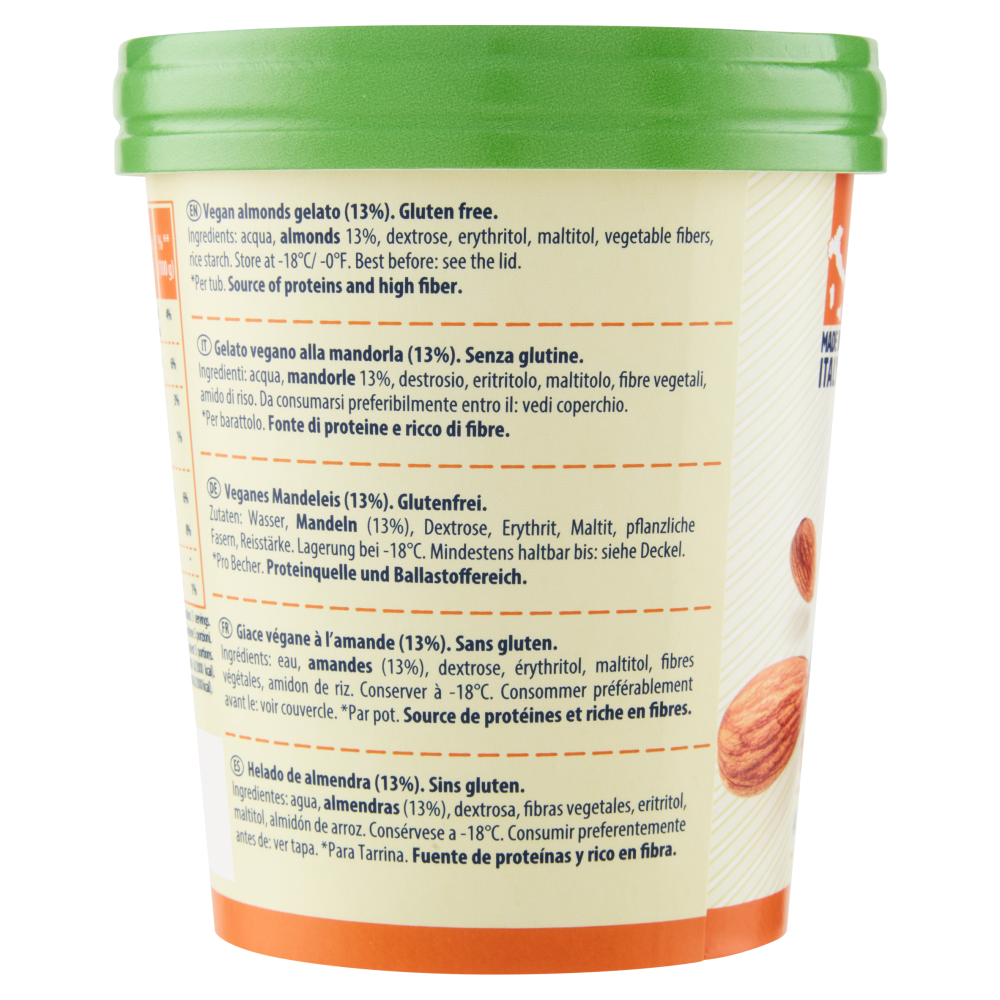 Yulty Vegan Almond Artisanal Gelato 300 g