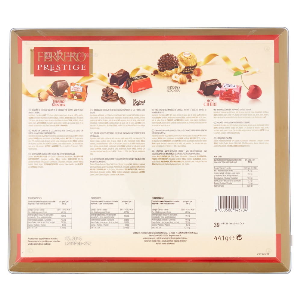 Ferrero Prestige 39 Pezzi 441 g