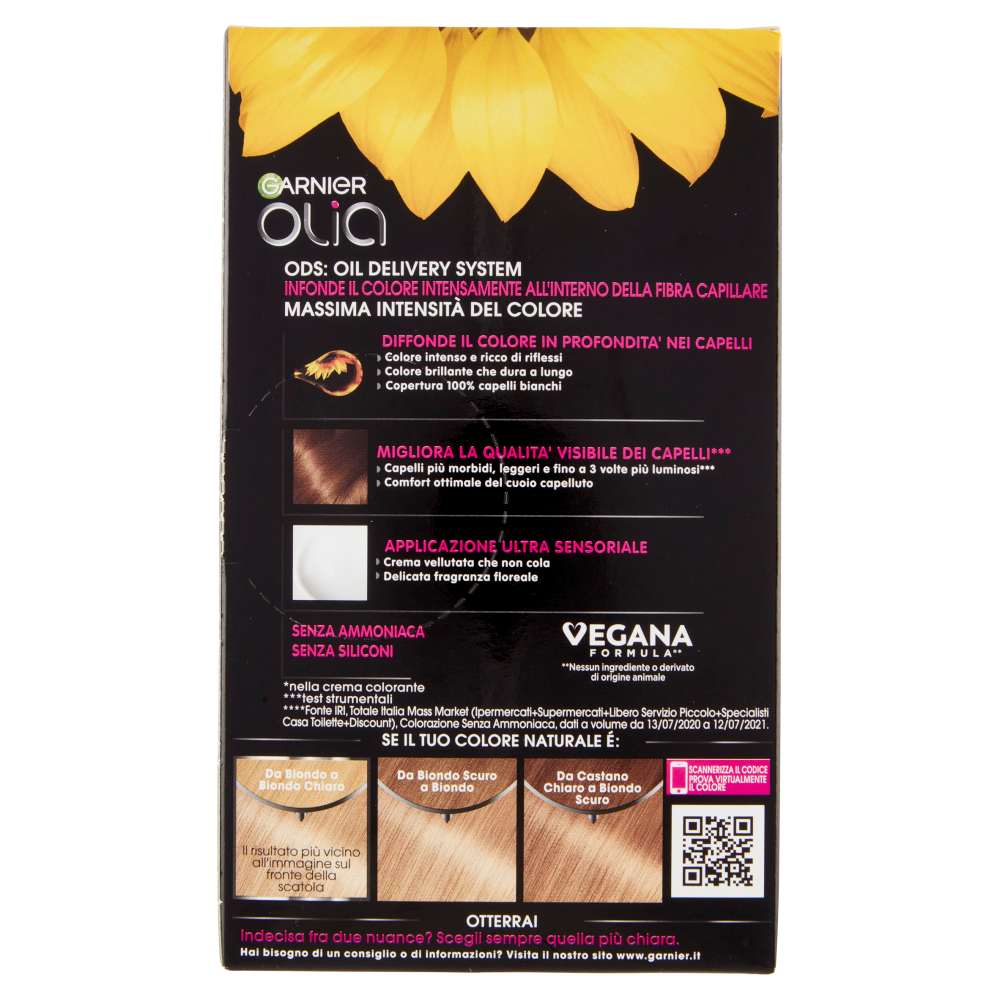 Garnier Olia Tinta Capelli, Senza Ammoniaca, Light blonde 90