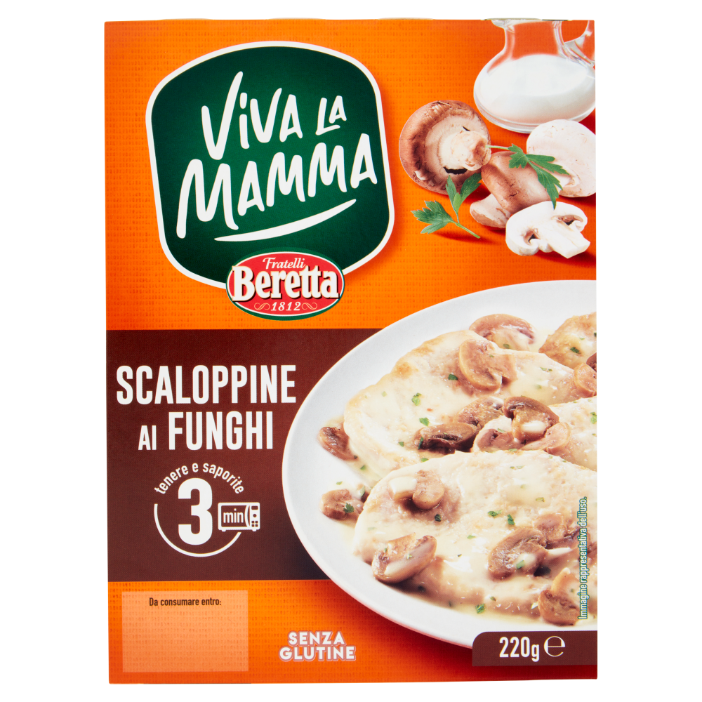 Viva la Mamma Scaloppine ai Funghi 220 g