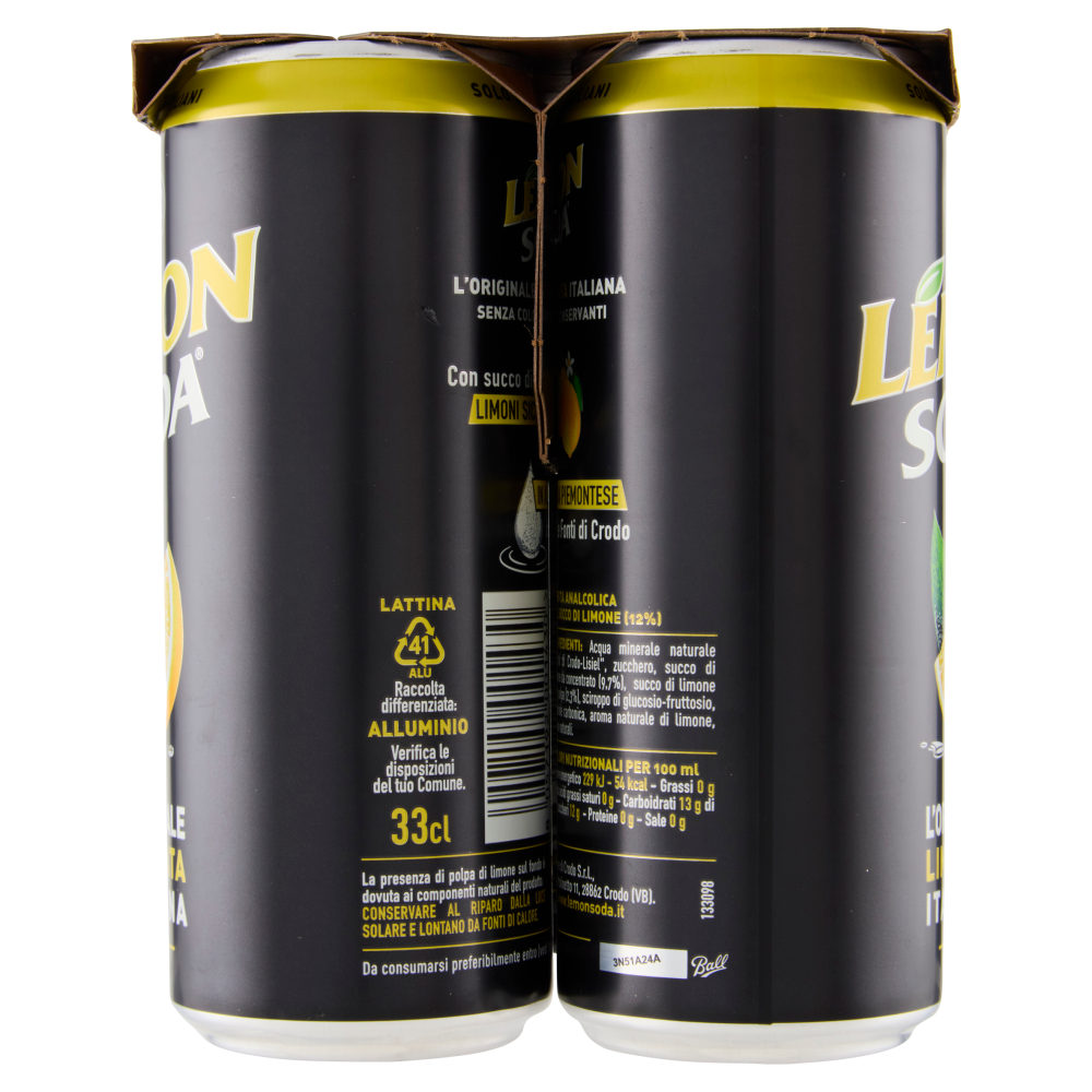 Lemonsoda 4 x 33 cl