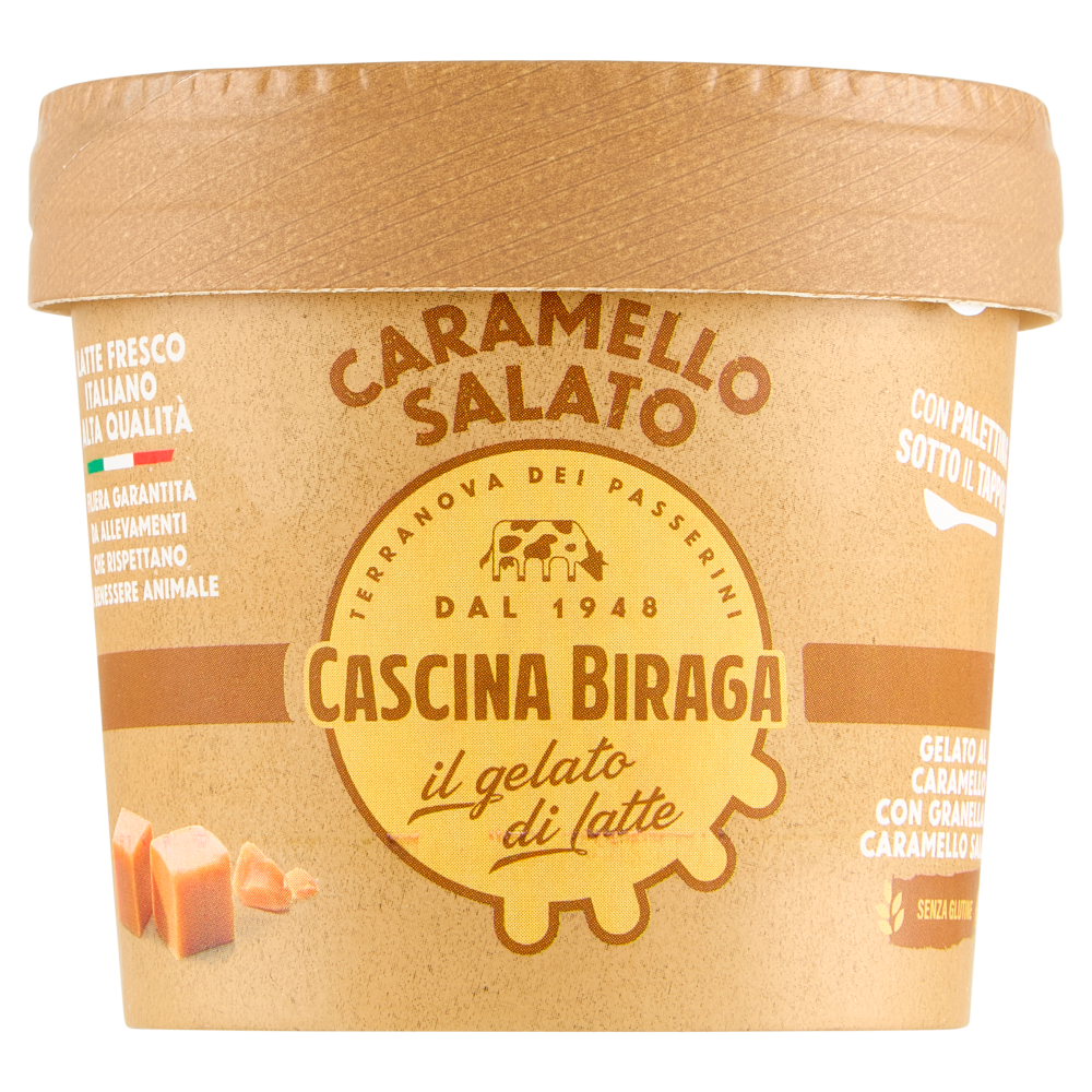 Cascina Biraga Caramello Salato il gelato di latte 90 g